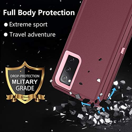 מארז טלפון של Sunsam עבור Samsung Galaxy S20 Fe Case Samsung S20 Fe Case Heavy Duty Sockent Appart