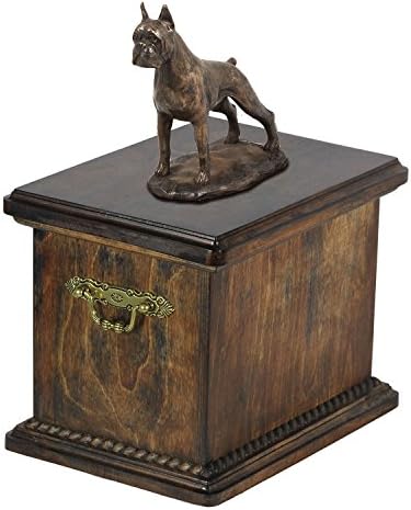 בוקסר, זיכרון, כד עבור כלב של אפר, עם כלב פסל, ארטדוג