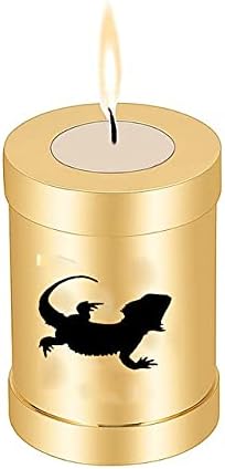 314 1 יחידות נירוסטה צילינדר מזוקן - דרקון אפר כד עבור אדם לחיות מחמד זיכרון נר מחזיק שריפת גופות צנצנת זיכרון מתנה
