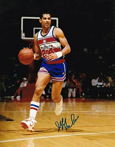 ג'ף מלון וושינגטון כדורים פעולת חתימה 8x10 - תמונות NBA עם חתימה