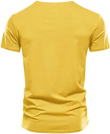 גברים דקים כושר חולצה חולצה קיץ צבע אחיד מזדמן 2023 חולצות אופנה T