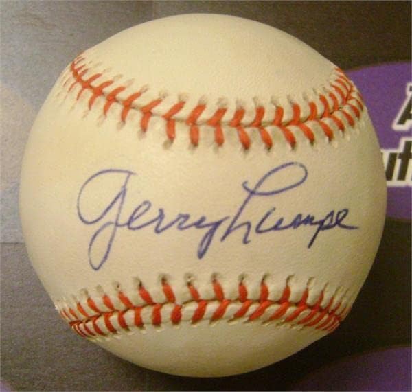 בייסבול חתימה של ג'רי לומפה - כדורי בייסבול עם חתימה