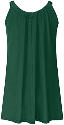 שמלות קיץ של פיינסי לנשים 2023 שמלת טנק חוף מזדמן אופנה הדפס פרחוני דפוס בוהו שמלת שרוולים ללא שרוולים כל