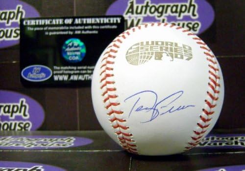 טרי פרנקונה חתימה בייסבול של סדרת העולם 2007