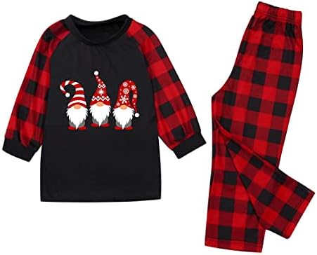 פיג'מה לחג המולד לפיג'מה משפחתית PJS תלבושות בגדי שינה תואמות תואמות תחושה משפחתית של פיג'מה בנים מוצקים