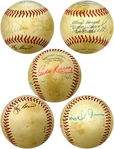 מיני מינוסו יוגי בררה בילי מרטינס ואחרים חתמו בייסבול - כדורי בייסבול חתימה