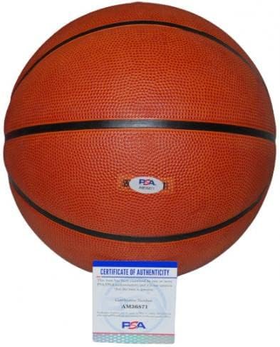 קריס מוריי חתם על וילסון NCAA כדורסל PSA/DNA COA AM36871 - כדורסל מכללות עם חתימה