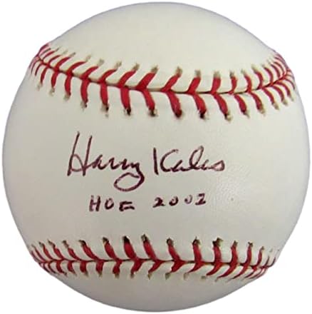 הארי קלאס HOF חתום/כתוב בייסבול OML בייסבול פילדלפיה פיליז JSA 156177 - כדורי בייסבול עם חתימה