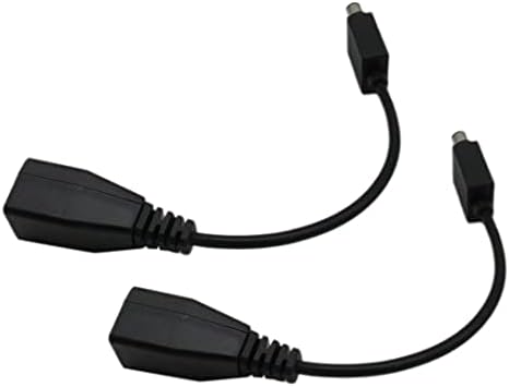 Unblella pakc של 2 חדש שחור AC Black Ac ספק חשמל מתאם מתאם מתאם כבל כבל עבור Xbox 360 ל- Xbox One
