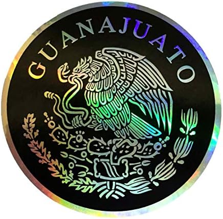חנות מדבקה של קרמר גואנאג'ואטו מקסיקו דגל דגל 3D מדבקה רפלקטיבית למדבקות ויניל מדבקות חלון פגוש מדבקה נייד מדבקה 3.5 אינץ '.