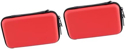 2 יחידות אחסון נסיעות תיק נשיאה נייד אלקטרוניקה כבל אבזר ארגונית תיקאדום אדום נסיעות שקיות נסיעות תיק נסיעות תיק נסיעות תיק