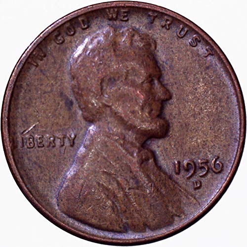 1956 ד לינקולן חיטה סנט 1 ג ' יפה מאוד
